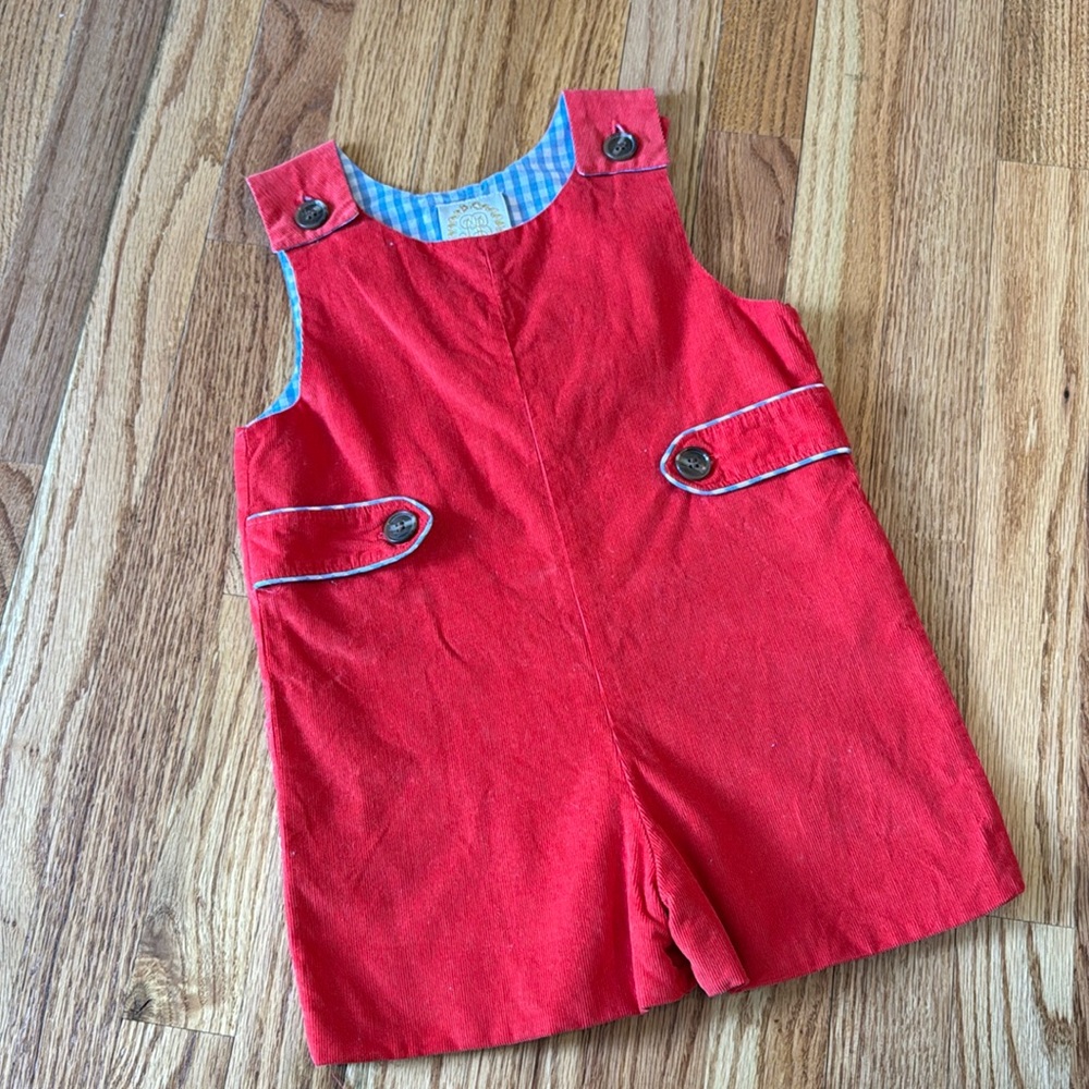 TBBC Red and Blue Check Jon Jon - 3T